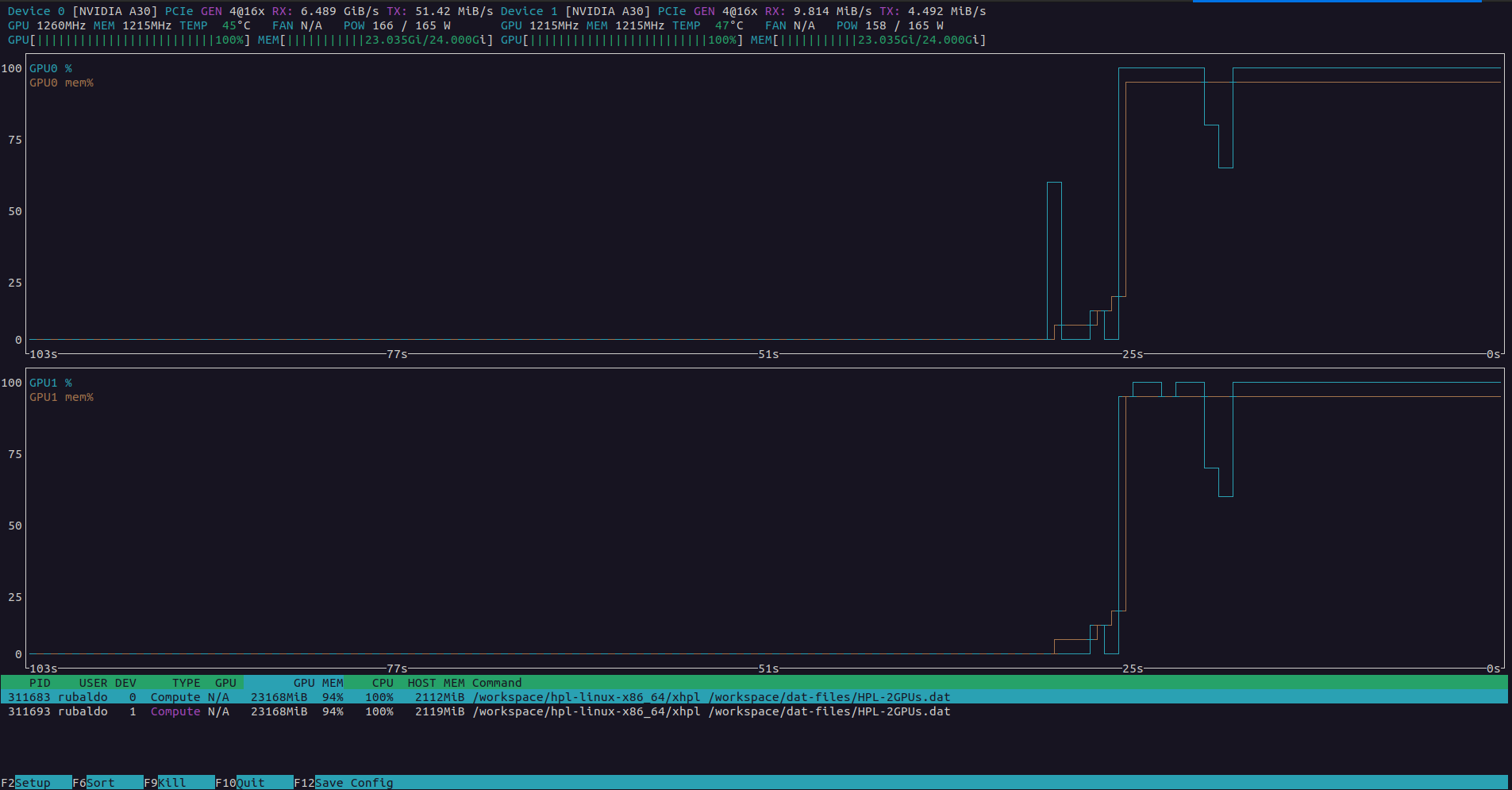 Monitorear con Nvtop